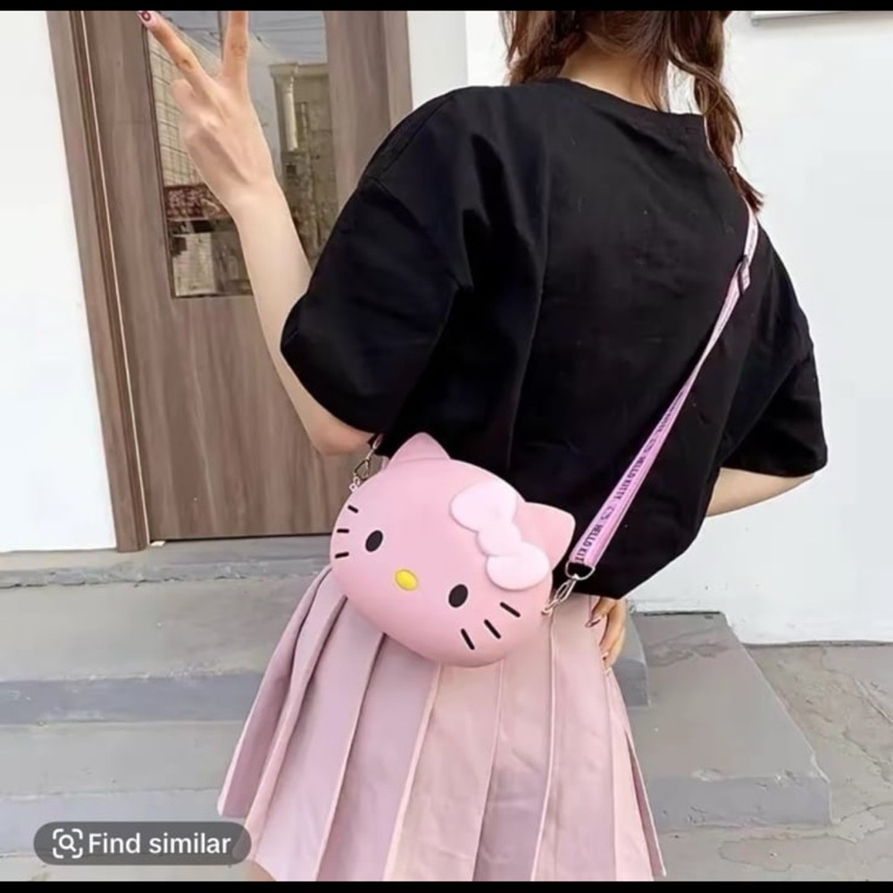 Hello Kitty Cute Pink Crossbody Bag